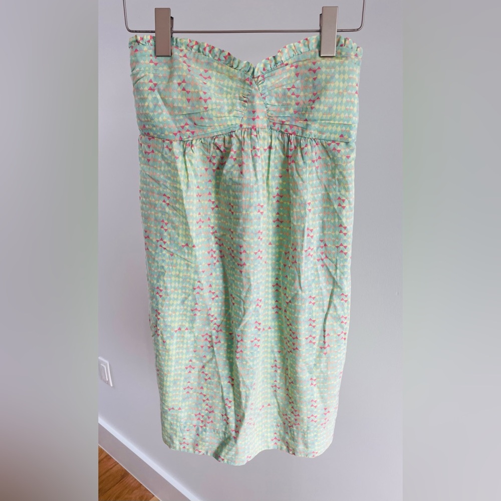 summer bustier mini dress